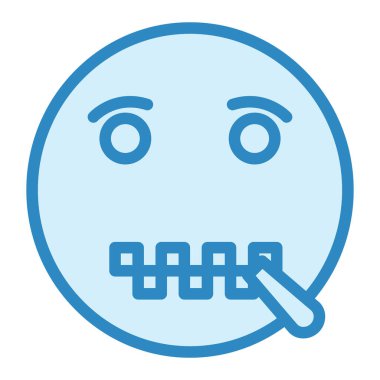 Sansürlenmiş. Web simgesi illüstrasyonu