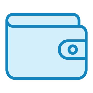 cüzdan ikonu vektör illüstrasyonu