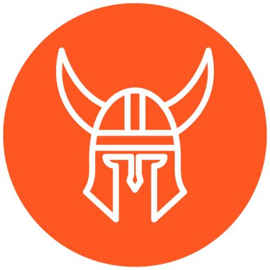 Viking ikonu. vektör illüstrasyonu