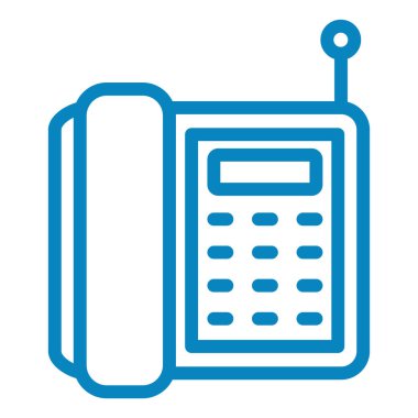 telefon vektörü ince çizgi simgesi