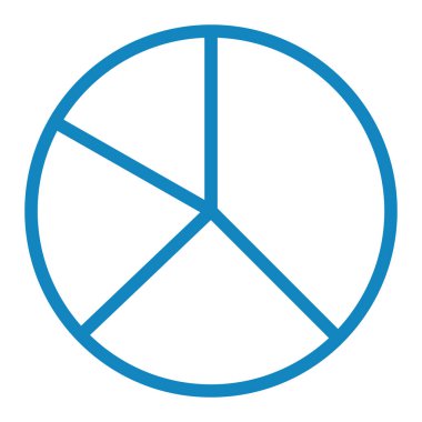 Pasta çizelgesi. Web simgesi