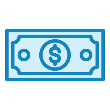 Para için. Web simgesi basit illüstrasyon