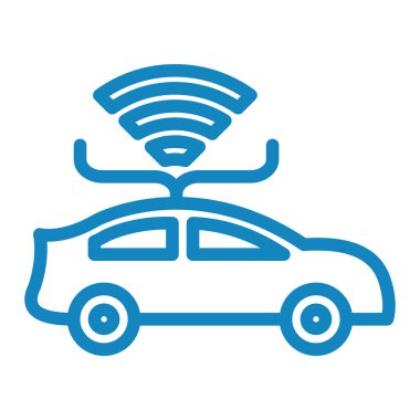 araba servis simgesi vektör illüstrasyonu