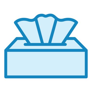 Islak mendil. Web simgesi basit illüstrasyon 