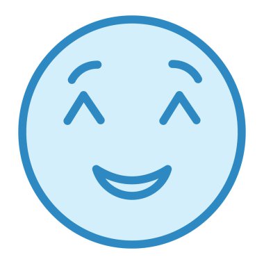 yüz simgesi, vektör illüstrasyonu