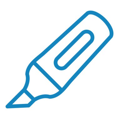 İşaretleyici. Web simgesi basit illüstrasyon 