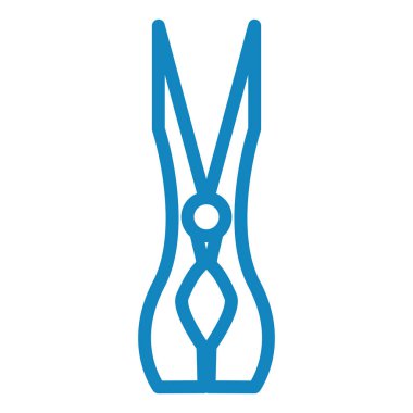 makas simgesi vektör illüstrasyonu