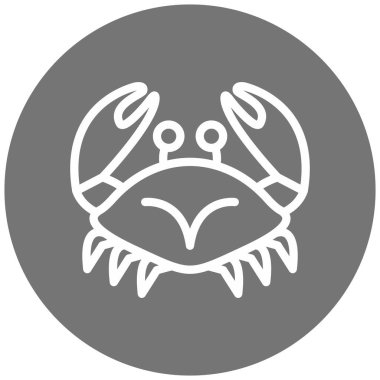 ahtapot vektör simgesi modern basit tasarım