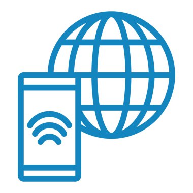 ağ bağlantısı vektör illüstrasyonu