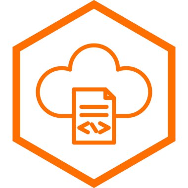 Bulut hesaplama. Web simgesi