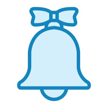 Cow Bell modern ikon vektör illüstrasyonu  