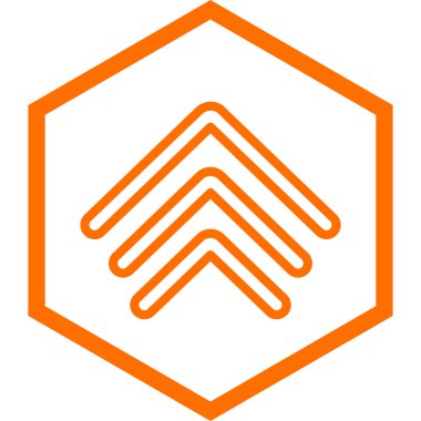 yukarı ok aşağı vektör simgesi