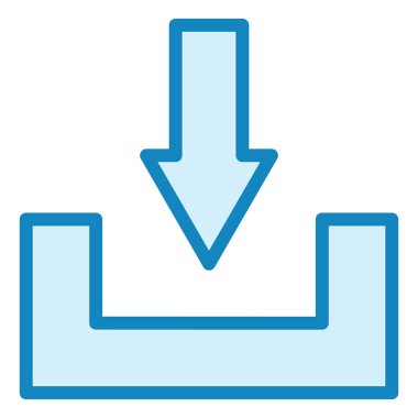 Dosya modern simge vektör illüstrasyonunu indir