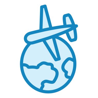 seyahat modern simge vektör illüstrasyonu 