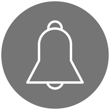 Zil. Web simgesi basit illüstrasyon