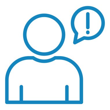 kullanıcı. Web simgesi basit illüstrasyon