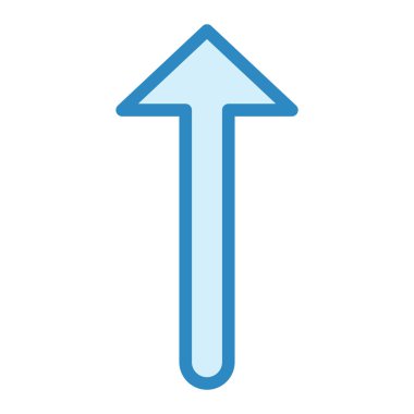 Up arrow. web icon simple illustration