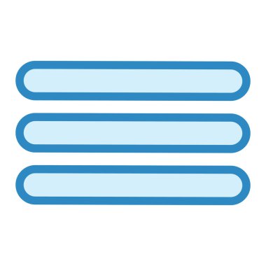 Menü simgesinin vektör illüstrasyonu