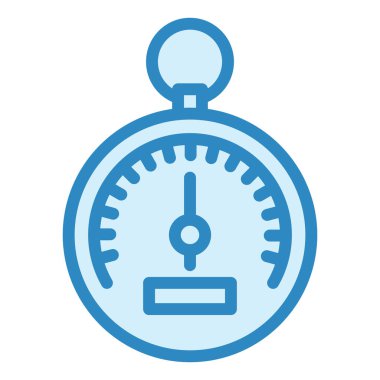 Barometre simgesi vektör illüstrasyonu