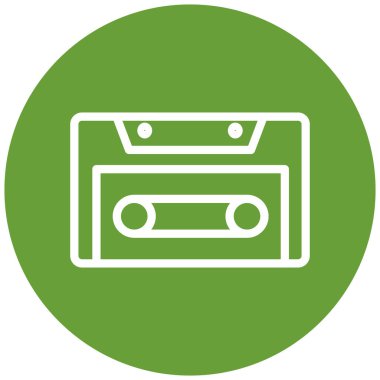 kaset teyp vektör simgesi