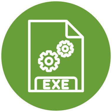 dosya biçimi simgesi, vektör illüstrasyonu