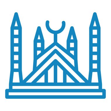 Bina. Web simgesi basit tasarım