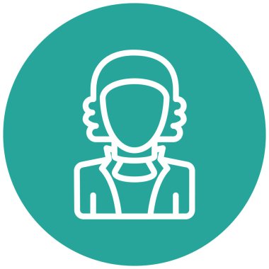 İnsan simgesinin vektör illüstrasyonu