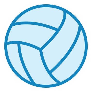 Volley Ball modern ikon vektör illüstrasyonu 