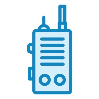Walkie talkie simge vektör çizim