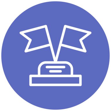 Modern simgenin vektör illüstrasyonu