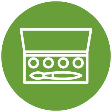 Makyaj fırça vektör simgesi