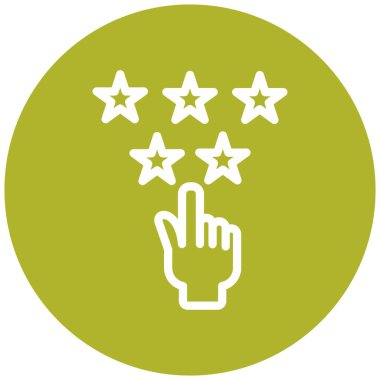 yıldız simgesi, vektör çizimi