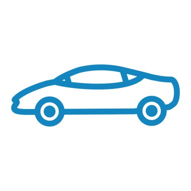 araba simgesi vektör illüstrasyonu