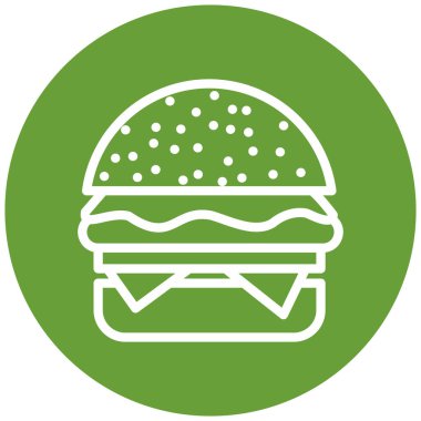 yiyecek ve içecek ikonu, vektör illüstrasyonu  