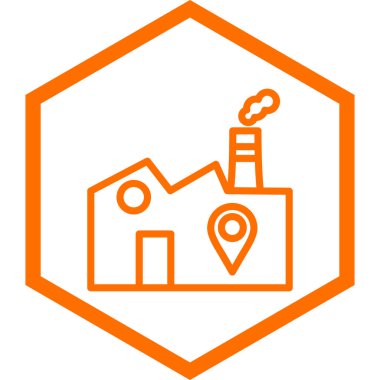 Yapı simgesinin vektör illüstrasyonu