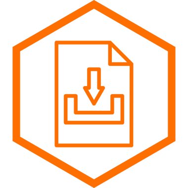 dosya biçimi simgesi, vektör illüstrasyonu