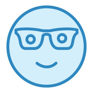 İnek simgesi vektörü. Emoji baş işareti. izole edilmiş sınır sembolü çizimi