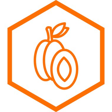 Limon simgesinin vektör illüstrasyonu