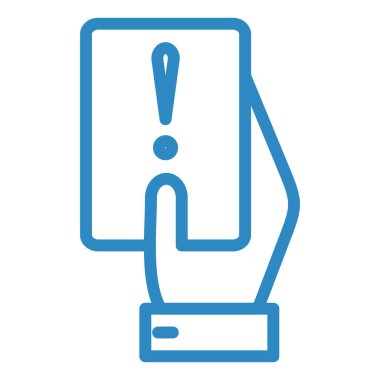 Sarı Kart simgesinin vektör illüstrasyonu