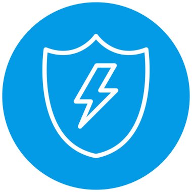 kalkan simgesi, vektör illüstrasyonu