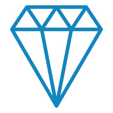 Elmas vektör simgesi. biçim düz sembol, mor renk, yuvarlak açılar, beyaz arkaplan