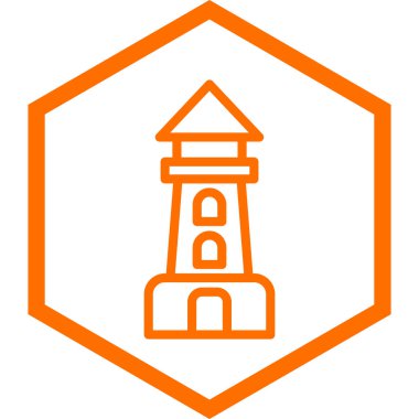 kilise simgesi vektör illüstrasyonu