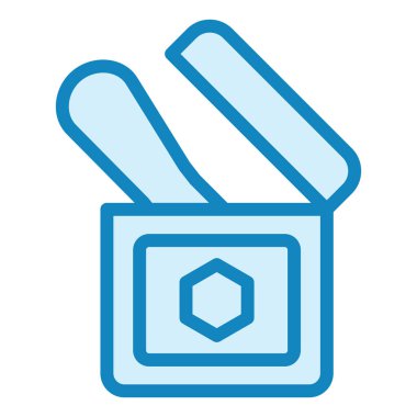 Balmumu modern ikon vektör illüstrasyonu 