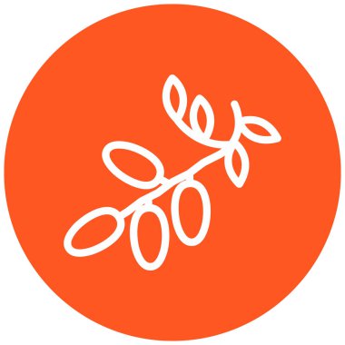 bitki modern ikon vektör illüstrasyonu