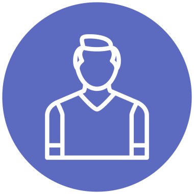 man simgesi vektör illüstrasyonu