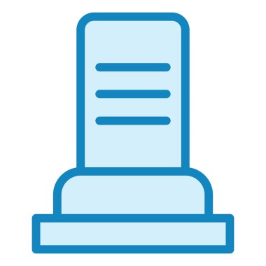 mezar. Web simgesi basit illüstrasyon 