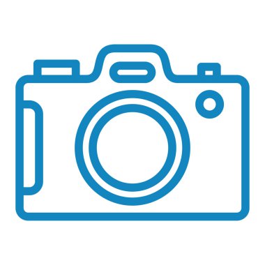 kamera simgesi vektör illüstrasyonu