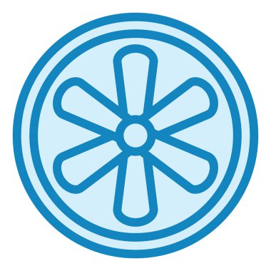 Türbin. Web simgesi basit illüstrasyon 