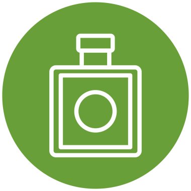 Parfüm. Web simgesi basit illüstrasyon
