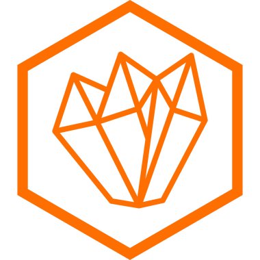 Elmas simgesinin vektör illüstrasyonu